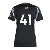 Camisa de Futebol Arsenal Declan Rice #41 Equipamento Secundário Mulheres 2024-25 Manga Curta